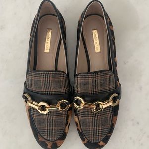 Louise et Cie Mixed Material Loafers size 9